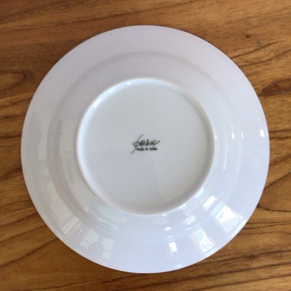 Vintage Blue Floral Rimmed Soup Bowl - Set of 4 - Picture 7 of 11